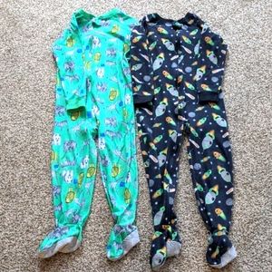 2 Pair Carter's Feetsie PJ's 5T